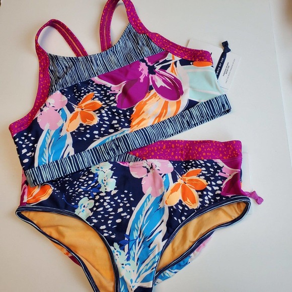Athleta Swim Athleta Girl Bikini Swim Bathing Suit 2 Pc Xl 4